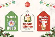 Golden Sleigh - Christmas Font, a Handwritten Font by Mozatype (Thumbnail 4 of 8)