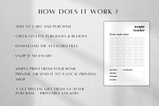 Weight Loss Tracker Printable, a Stationery Template by BRANDcontent (Thumbnail 6 of 6)