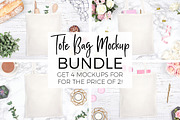 Tote Bag Mockup Bundle, a Product Mockup by Pixomize (Thumbnail 1 of 6)