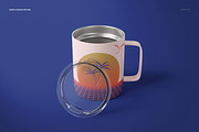 10oz Stainless Coffee Cup Mockup Set, a Cups & Container Mockup by creatsy5 (Thumbnail 7 of 10)