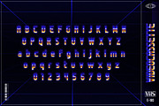 Videocassette - Retro Wave Font, a Symbol Font by Ckybe's Corner (Thumbnail 2 of 5)