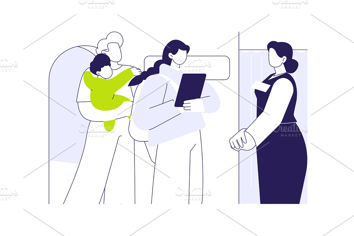 Welcome passengers abstract concept, a Transportation Illustration by Visual Generation