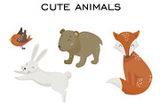Scandinavian cute clipart, an Animal Illustration by SleptArt (Thumbnail 3 of 6)
