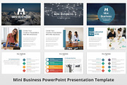 Mini Business PowerPoint Template, a Presentation Template by GraphicStan (Thumbnail 4 of 30)