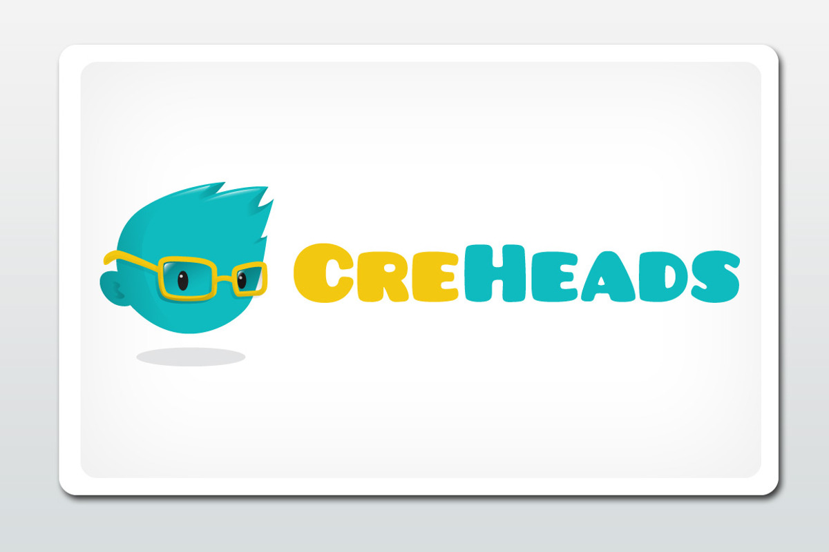 CreHeads - Fun Creature Heads Logo, a Branding & Logo Template by Louis D. Wiyono (Photo 2 of 4)