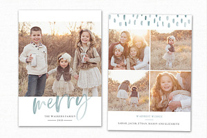 Christmas Card Template CC239