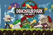 Dinosaur Park - Game Sprites, an Illustration by pzUH (Thumbnail 1 of 5)