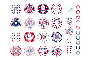 Fourth of July blue, red, bicolored, an Object Graphic by sceptical cactus