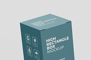 High Rectangle Box Mockup - 6 views, a Packaging Mockup by Illusiongraphic (Thumbnail 13 of 19)