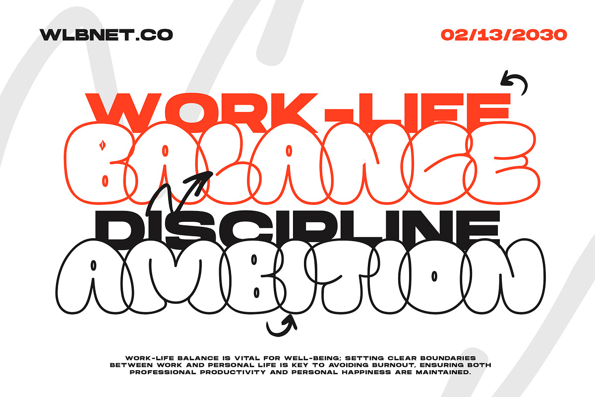 Milyear - Balloon Graffiti Font, a Font by Typia Nesia (Photo 4 of 14)