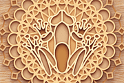 Frog 3D Mandala - SVG laser cut file, an Object Graphic by Arshad Ali (Thumbnail 3 of 8)
