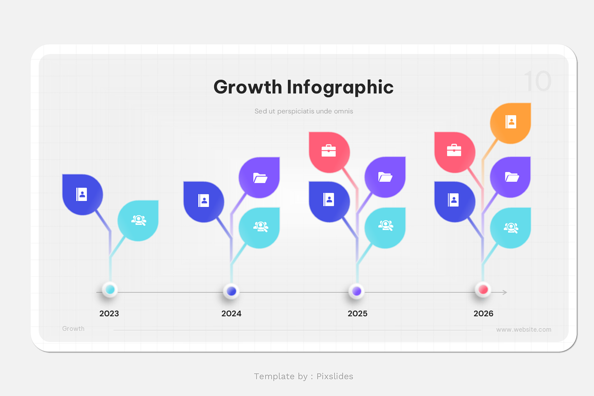 Growth Infographic PowerPoint, a Presentation Template by Pixslides (Photo 5 of 7)