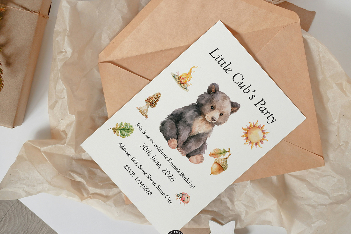Woodland Atelier Clipart Bundle, an Animal Illustration by PaintPixelCo (Photo 9 of 15)
