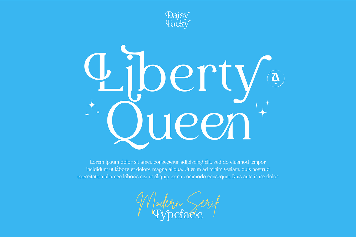 Daisy Tacky - Display Serif Font, a Serif Font by Artchitype Studio (Photo 4 of 12)