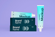 Toothpaste Tube & Packaging Mockup, a Packaging Mockup by graphicook (Thumbnail 4 of 4)