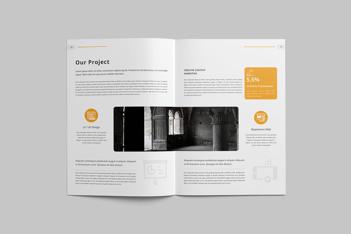 Corporate Brochure Bundle, a Brochure Template by Tanber Hossen (Photo 10 of 71)