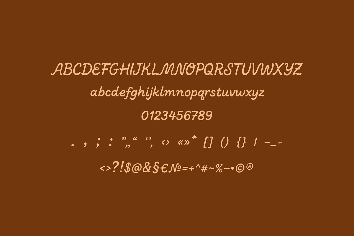 Golden Latte Retro Script, a Script Font by gafaroff studio (Photo 6 of 6)