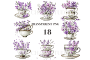 18 Fireweed in Cup Clipart, an Illustration by Pati Charm Studio (Thumbnail 3 of 8)