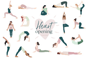 Heart opening yoga poses