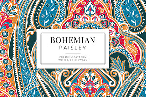 Bohemian Paisley Premium Pattern