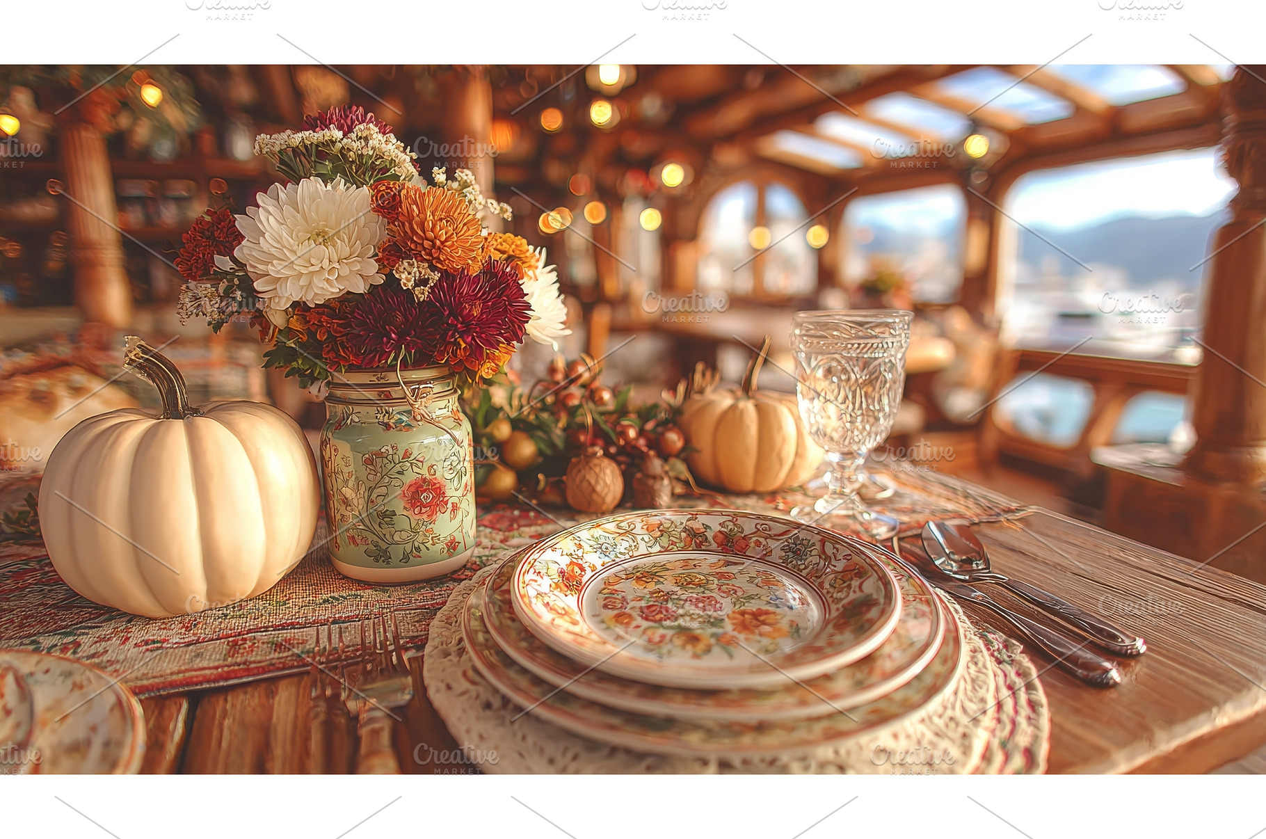 A warm and inviting Thanksgiving, a Background Photo by ZinetroN