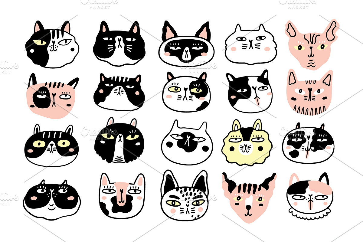 BIG CAT BUNDLE, an Animal Illustration by Nastya Tkachova (Photo 2 of 11)