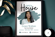 Open House Sign, Editable With Canva, a Marketing Template by M9 Design (Thumbnail 4 of 6)