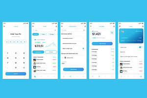 Online Bank, Saving Card Manage App