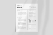 1 Page Resume Template Canva, a Resume Template by frommakertomaker (Thumbnail 2 of 5)