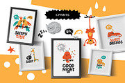 Z-Z-Z. Sleeping animals. Graphic set, an Object Graphic by Maru_art (Thumbnail 7 of 7)