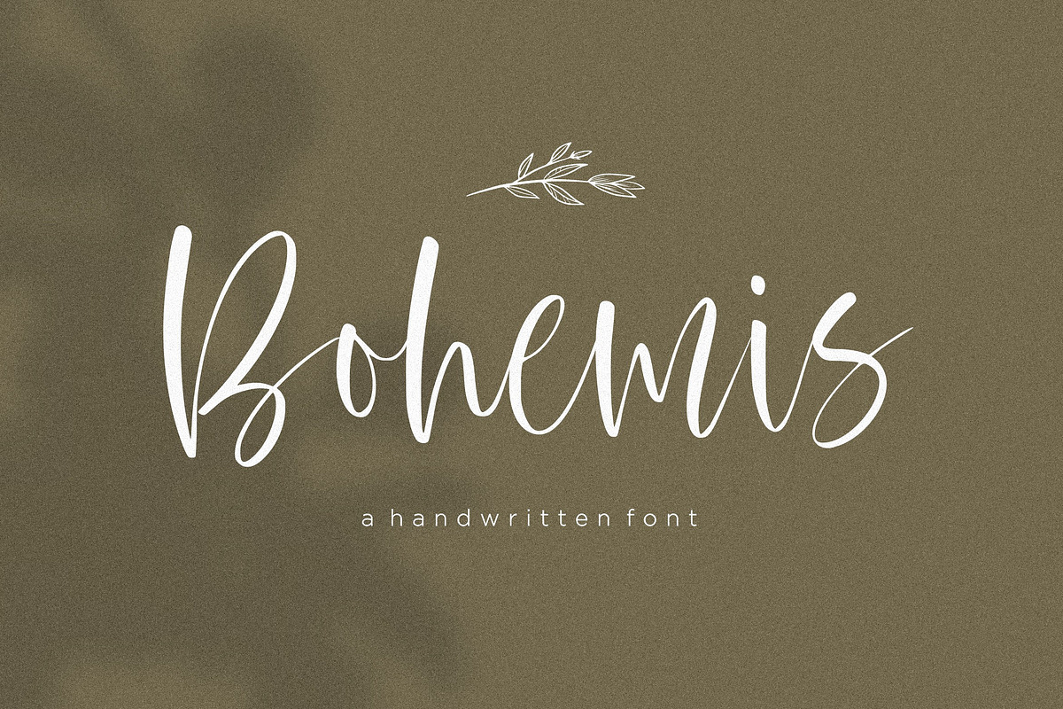 Bohemis Handwritten Font, a Script Font by Letteralle Studios (Photo 1 of 10)