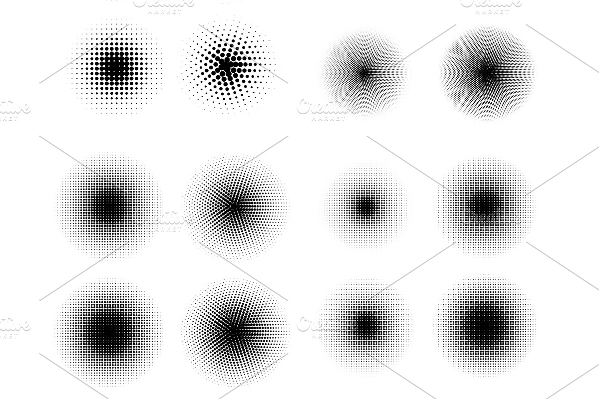 Gradia - Vector halftone Textures, a Texture Graphic by RDShop (Photo 11 of 16)