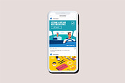 Illustrated Social Media Pack, a Social Media Template by Wilsonkjc (Thumbnail 5 of 5)