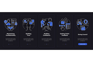 HR communicative skills app screen, a Templates & Theme by IMG Visuals