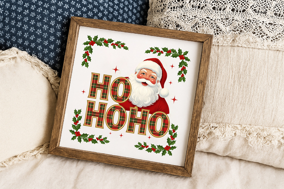 Ho Ho Ho Christmas with Santa Png, an Illustration by Libby Wishes (Photo 8 of 8)