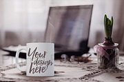 White coffee mug bundle - 8 mockups, a Cups & Container Mockup by Plums Pixel Love (Thumbnail 5 of 9)