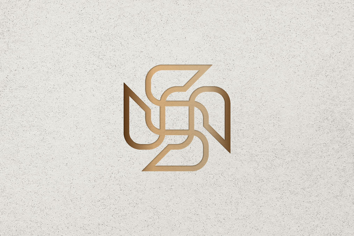 Geometric Floral Monoline Logo, a Branding & Logo Template by Luxury Logos (Photo 4 of 4)