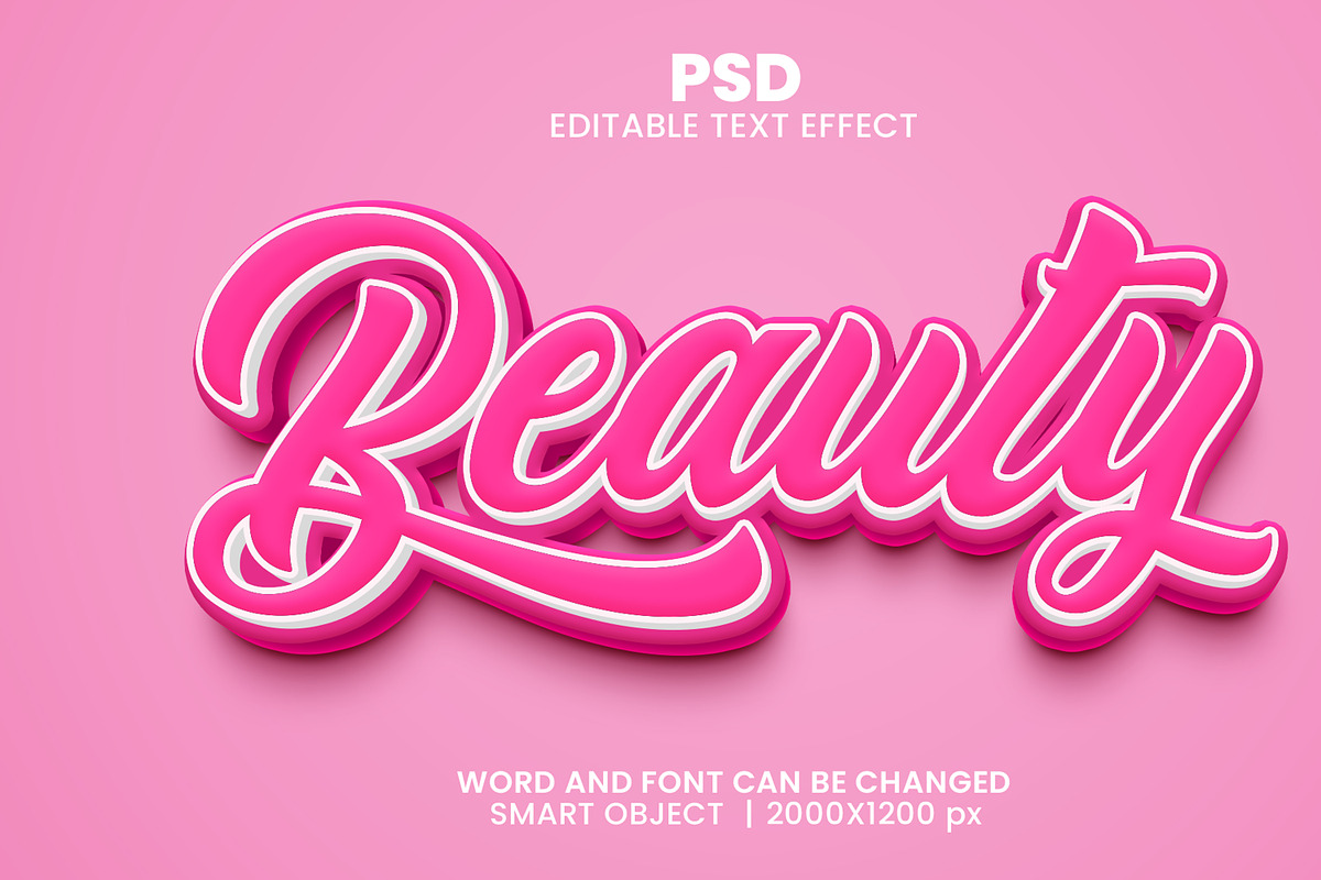 Modern 3d Text Effect Bundle PSD, a Layer Style Add-On by bdrobin (Photo 19 of 21)