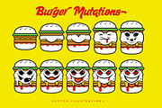 Crazy Burgers Vector Illustrations, an Education Illustration by dimpo ⚡️ ART ® (Thumbnail 6 of 7)