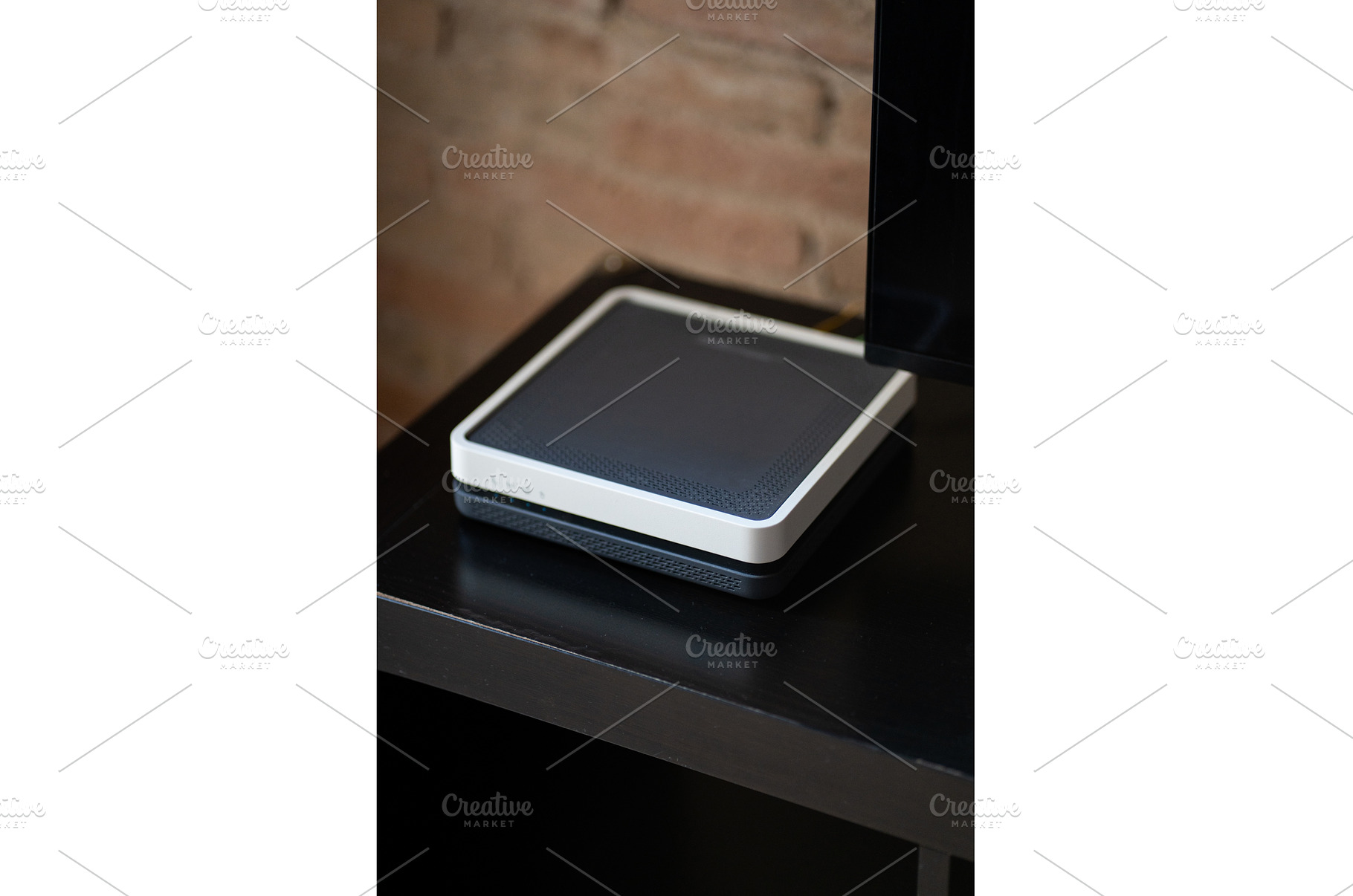 Modern wireless router transmitting, a Technology Photo by volodymyrshtun13795