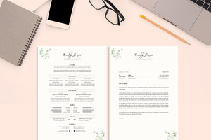 Water Color CV-Resume Tempalate *C