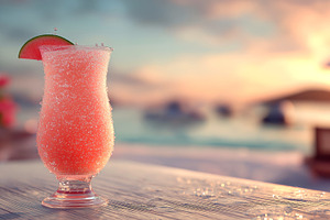 Refreshing Watermelon Cocktail, a Food & Drink Photo by Ocean Digital Art