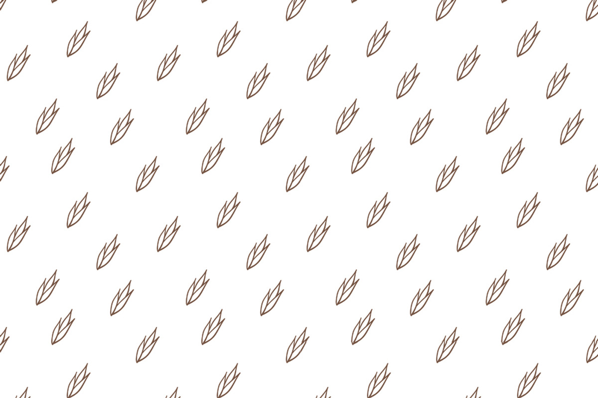 Set of simple floral patterns preview 3