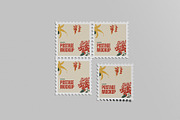 Postage Stamp Mockup, a Books & Magazine Mockup by hokagata (Thumbnail 4 of 5)
