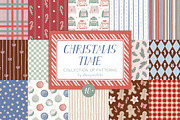 Christmas Time - seamless patterns, a Pattern Graphic by alenaganzhela (Thumbnail 1 of 9)