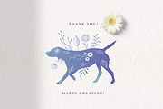 VERY PERI Animals Spring, an Object Graphic by WildStrawberry Magic (Thumbnail 11 of 11)