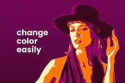 Vector  Art Photo Effect Psd, a Layer Style Add-On by WudelMbois Studio (Thumbnail 3 of 4)