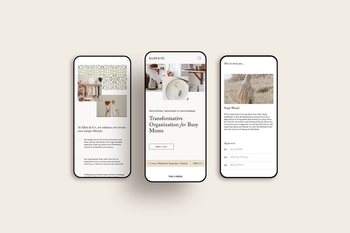Squarespace Website Template, a Squarespace Template by Peachy Branding (Photo 2 of 9)