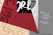 Envelope Folded Brochure Mockup, a Print Template by Orak Orek (Thumbnail 10 of 10)