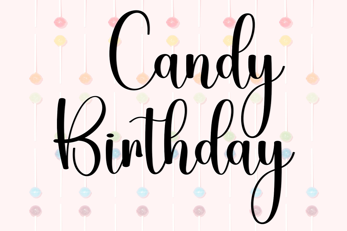 Beloved Candy, a Script Font by FreshTypeINK (Photo 1 of 8)